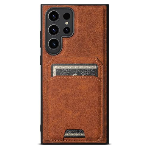 Étui cuir Samsung S22 magnétique avec porte-cartes détachable