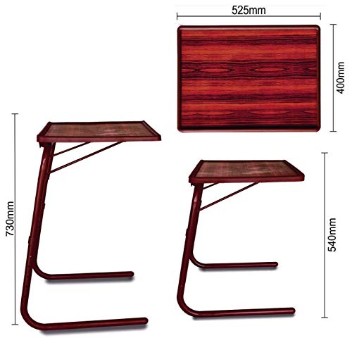 Bi3 Multipurpose Laptop Study Table Strong Top 6 Heights 3 Angles Portable Adjustable Foldable (Metal) 4 Bi3 Multipurpose Laptop Study Table Strong Top 6 Heights 3 Angles Portable Adjustable Foldable (Metal) - Image 4