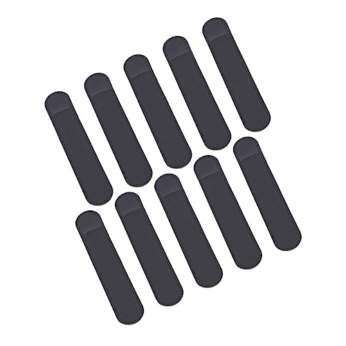 jojofuny Custodia in Pelle Pu Per Stilo Touch Penna Fountain, Set Da 10 Pezzi Nero, Protezione Antigraffio Leggera, Per Organizzazione Ufficio e Viaggio