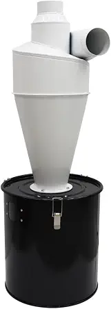 Cyclone Separator 3.94-inch Outlet Dust Collector with 13.2 Gallon Drum