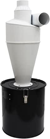 Cyclone Separator 3.94-inch Outlet Dust Collector Kit with 13.2 Gallon Drum