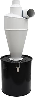 Cyclone Separator 3.94inch Outlet Cyclone Dust Collector Accessories Dust Deputy Kit with 13.2 Gallon Collection Drum for Dust Collector