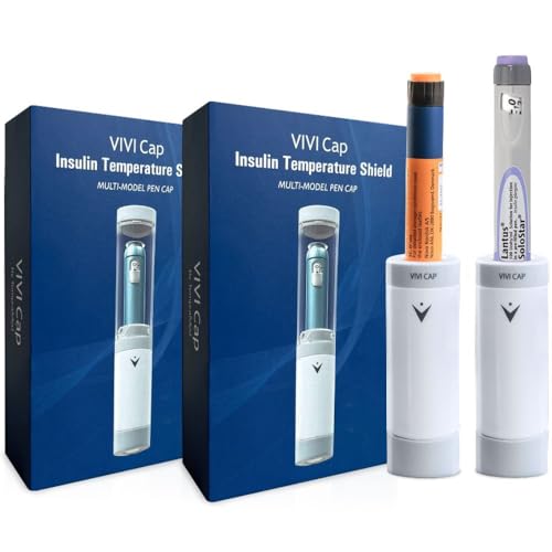 VIVI CAP Insulin & Ozempic Cooler Travel Case - TSA Approved - Small Diabetic Medical Travel Case Pen Cooler Insulin Protector Works 24/7/365 No Freezing Or Refrigeration - for All Insulin Pen Models