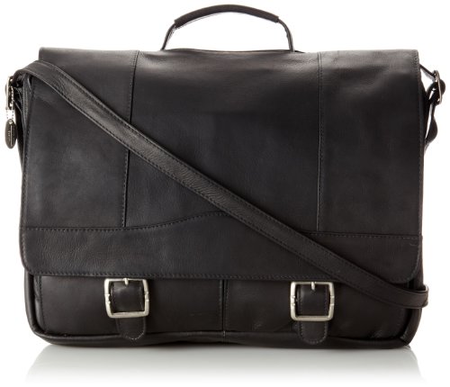 David King & Co. Porthole Brief with Inside Organizer, Black