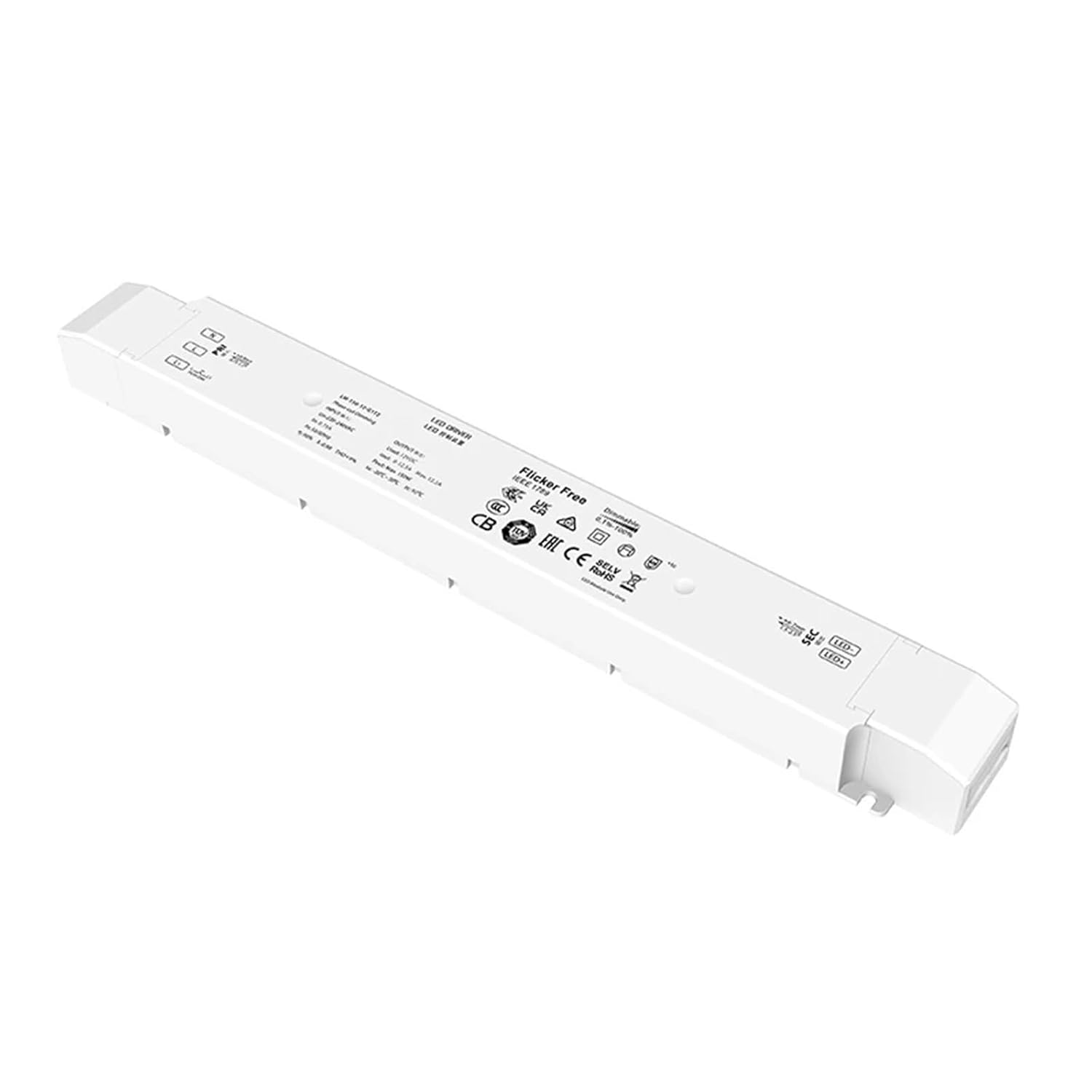 150W 12V 24V NFC CV Constant Voltage Led Triac Driver 220-240Vac Lighting Transformer Leading Edge Push Dim Phase-Cut(12V 150W)