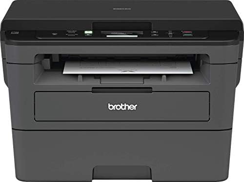 Brother HL-L2375DW Mono Laser Printer - Single Function, Wireless/USB 2.0, 2 Sided Printing, A4 Printer, Small Office/Home Office Printer, Dark Grey/Black