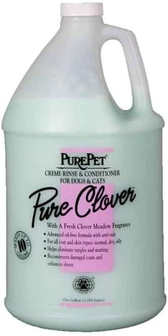 Pure Clover Field Dog and Cat Creme Rinse Conditioner Dilutes 10 to 1 (One Gallon)