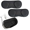 NEWZEROL 2-pack compatibel voor VR-lens beschermhoes, stofdichte hoes voor Quest 3/Quest/Quest 2/Pico 4, wasbare beschermhoes voor Virtual Reality accessoires – zwart