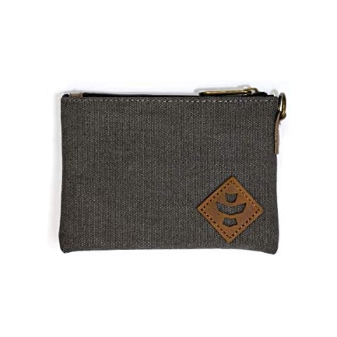 The Mini Broker (Canvas Collection) Pocket Stash Bag - Ash Cover