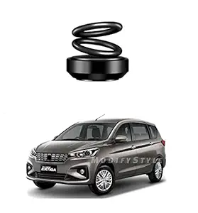ModifyStyle Solar Powered Rotating Black Perfume/Air Freshener Suitable for Maruti Ertiga (2018 to Present) Type 3 (Pack of 1)