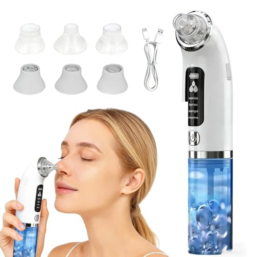#rémunéré #Amazon<br>Aspirateur Point Noir Extracteur 4 Modes 6 Sondes Extracteur Points Noirs Visage Anti Point Noir Nez Nettoyage des Pore Peau Soin Visage