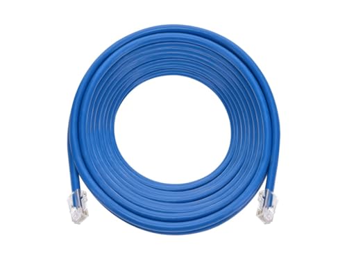 Monoprice Cat6A Patch Cable - 75 Feet - Blue | 26AWG, 10G, Bare Copper Conductor, Gold Plated Copper Connector, RJ45, Non-booted Ethernet Cable by Monoprice - Image 6