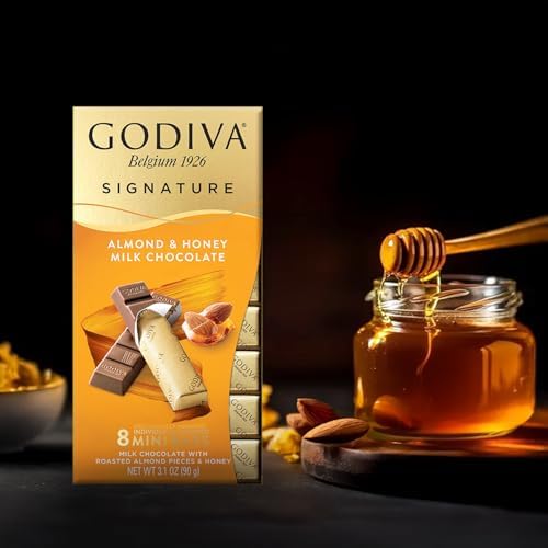COCOCART Godiva's Stick, Chocolate Signature Mini Bars (90 grams, Honey Almond Milk)
