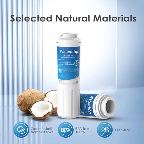 Waterdrop UKF8001 Refrigerator Water Filter 4, Replacement for Whirlpool® EDR4RXD1, EveryDrop® Filter 4, Maytag® UKF8001AXX-750, UKF8001AXX-200, 46-9006, Puriclean II, WD-F07, 3 Filters by Waterdrop - Image 8