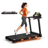 Baymate Tapis Roulant Salvaspazio con Inclinazione 12%, Walking Pad Pieghevole 12km/h, Tapis Roulant Elettrico Pieghevole per Casa, Motore Silenzioso 3.0HP, Display LED, Portata 138 kg