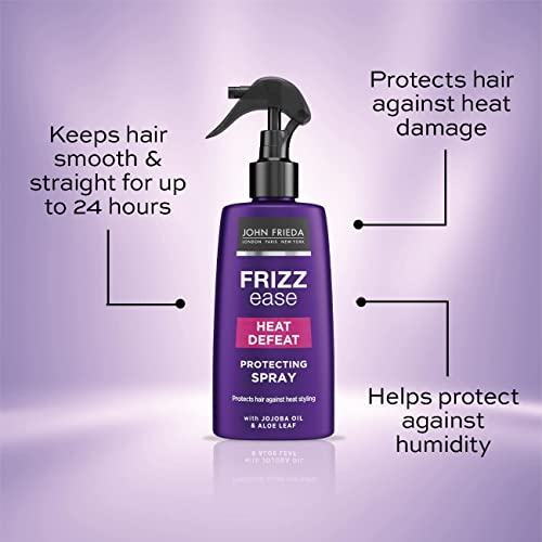 John Frieda Frizz Ease Heat Defeat Protecting Spray For Heat Styling Wavy, Curly And Frizzy Hair, 150 Ml #TOP1