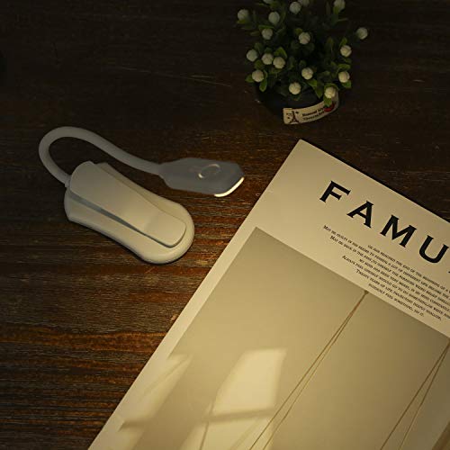 pedkit Luminária de leitura, luminária de leitura para leitura de livros, para a mesa, com clipe, re