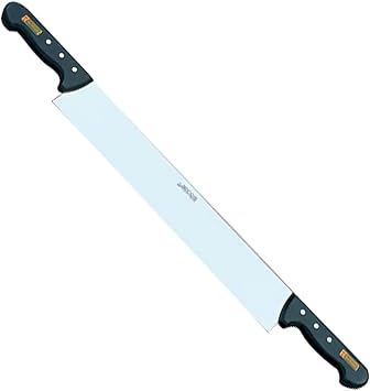 Arcos Cheese Knife 16 Inch Nitrum Stainless Steel and 400 mm blade. 1150 gr. Ergonomic Polyoxymethylene POM Handle. Series Universal. Color Black