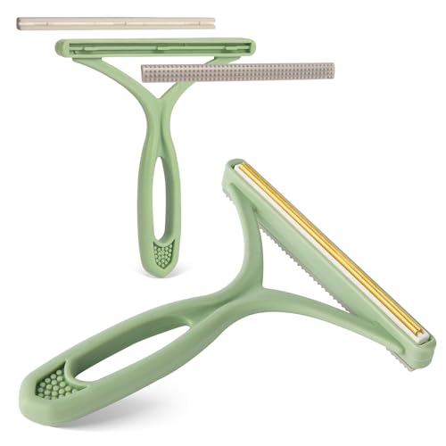 Asnfanl 3 in 1 Lint Remover,Pet Hair Remover, Dog Cat Hair Remover,Carpet Rake,Lint Brush,Lint Shaver for Carpets, Multi Fabric Edge and Carpet Rake,Car Mat,Couch,Pet Bed,Furniture & Rug(1 PC)