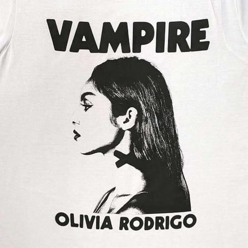 T-shirt Olivia Rodrigo Vampire coton durable qui ne se déforme pas - 3