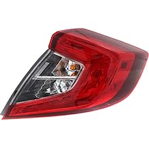 For Honda Civic Tail Light 2016 2017 2018 Passenger Side LED Sedan Bulbs Included CAPA Certified HO2805110 | 33500-TBA-A01