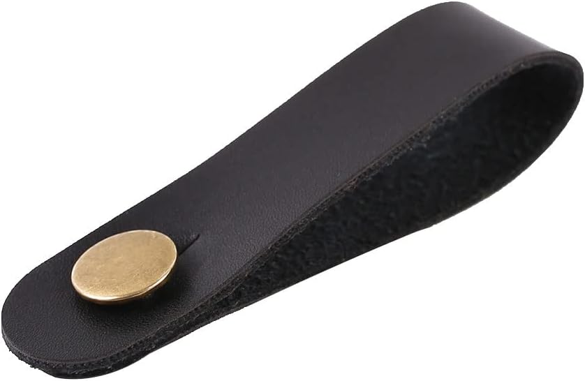 Faux Leather Guitar Neck Strap Button Lock Guitar Headstock