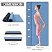 Yoga Mat Non Slip TPE Thick Yoga Mat with Alignment Mark, Large Size 72