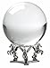 Amlong Crystal Clear Clear Crystal Ball 130mm (5 in.) Including Silver Pegasus Stand