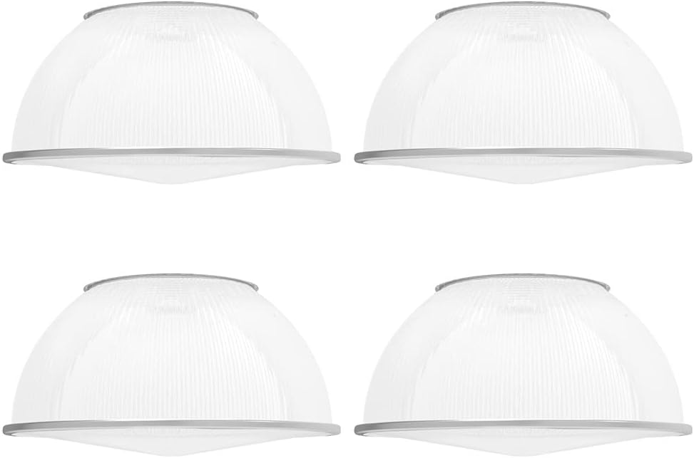 HYPERLITE 60 Degree PC Reflector ONLY for Hero Series LED High Bay Light 4-Pack (Milky Reflector with Cover)