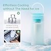 Momcozy Portable Breast Milk Cooler for Travel, 24H Ice-Free Cooling Breastmilk Storage Bottles Container, 12oz Leak Proof Outdoor Small Freezer, Baby Breastfeeding Essential for New Moms