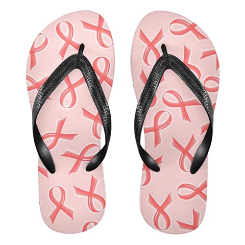 SPRIPORT Burgundy Ribbon Slim Flip Flops for Women Men Comfortable Casual Thong Cushion Sandals with Non-Slip Rubber Sole Outdoor Sandals for Summer Beach Walking L