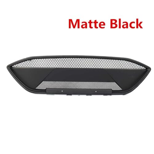 Osłona chłodnicy motocykla kratka chłodnicy 2 Kolory Przedni Zderzak Samochodowy Grill Osłona Grilla Pasuje Do Forda Focus MK4 ST-line Model RS Style In The Grid 2019-2021(Matte Black)