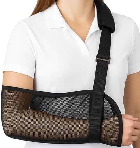 Vive Arm Sling for Shoulder Injury & Surgery Recovery - Waterproof Mesh