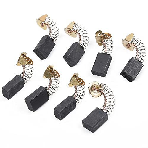 Lot de 8 balais de charbon pour meuleuse d'angle 17 x 10 x 6 mm Cover