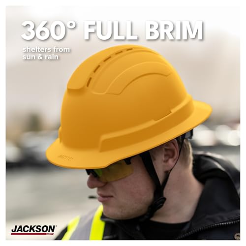 Jackson Safety BLKHD2 Type 2 Full Brim Vented Hard Hat, CSA Z94.1 Class C by Jackson Safety - Image 4