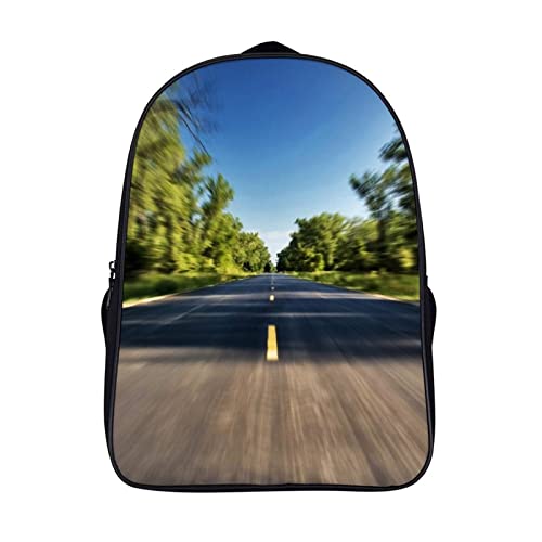 Cartable cool 3D Road pour enfants et sac à dos de voyage mixte 40x28x16cm