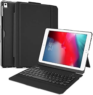 ProCase Keyboard Case for iPad 9.7 2018/2017, Slim Multi Angle Stand Cover Case
