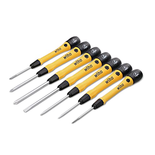 7 Piece Precision Slotted and Phillps Screwdriver Set