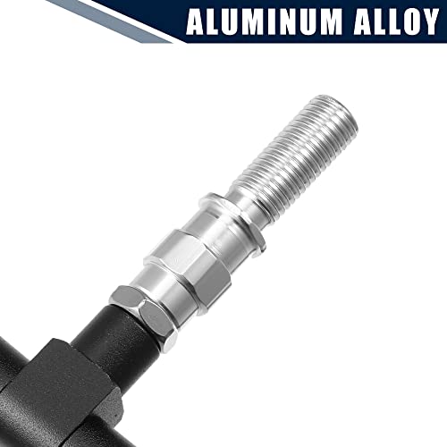 X Autohaux Black Aluminum Alloy Round Front Rear Bumper Trailer Ring Eye Towing Tow Hook Screw For Mazda 3 2004-2009 #TOP3