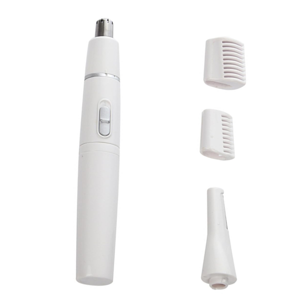FOMIYES Nose Hair Trimmers for Women Men's Manual Eyebrow Razor Electric Face Shaver Multiple Replacement Heads