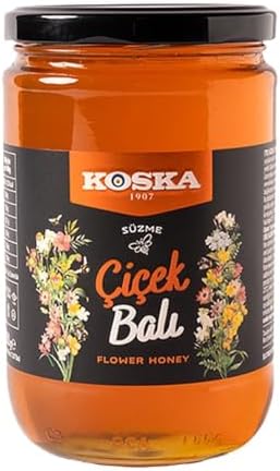 Koska Çiçek Balı, Süzme Flower Honey, 850 gr Cam Kavanoz, 2 Adet - Görsel 2