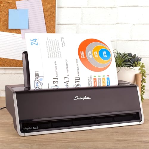 Swingline Electric Hole Puncher 3 Hole, 28 Sheet Capacity Three Hole Punch 3 Ring, Jam Resistant, Touch Screen, Platinum (74535) by Swingline - Image 2