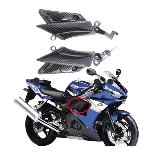 Panneau de couverture latéral anti-vibration carbone YZF R6