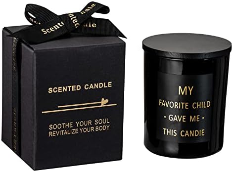 Jasmine Scented Candles Gifts Mum and Dad, Valentines Gifts from Daughter Son, Funny Birthday Scented Candles,Mother's Day Gifts,Father's Day Present Idea from Kids Novelty Birthday Gift for Parents