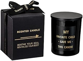 Jasmine Scented Candles Gifts Mum and Dad, Valentines Gifts from Daughter Son, Funny Birthday Scented Candles,Mother's Day Gifts,Father's Day Present Idea from Kids Novelty Birthday Gift for Parents