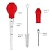 iNopt Turkey Baster for Cooking, Turkey Baster With Measurement Baster Syringe with Cleaning Brush and Marinade Needles for Marinating Beef, Pork, Fish