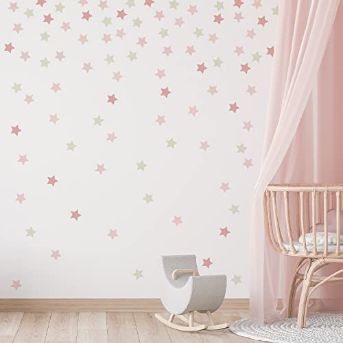 Qucheng Boho Wall Decal Star Stickers Kids Toddler Bedroom Removable Stickers Decor Nursery Livingroom Vinyl Waterproof Wall Decoration 6 Sheets #TOP9