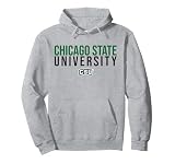 Chicago State University Cougars Stacked Pullover Hoodie