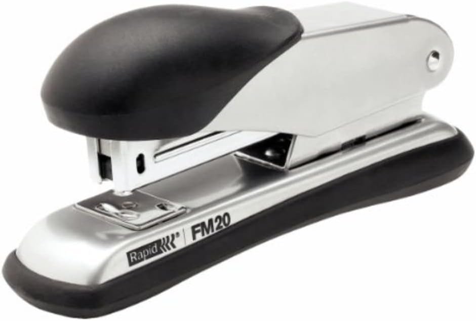 Rapid 21821702 FM20 Metal Half-Strip Silver Stapler