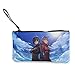 Produktbild Japanische Anime Style Leinwand Münzgeldbörse Reißverschluss Tasche Kosmetik Make-up Taschen Handytasche mit Griff Multifunktion Reise Kosmetik Tasche Brieftasche Taschen Brieftaschen Geldbörsen